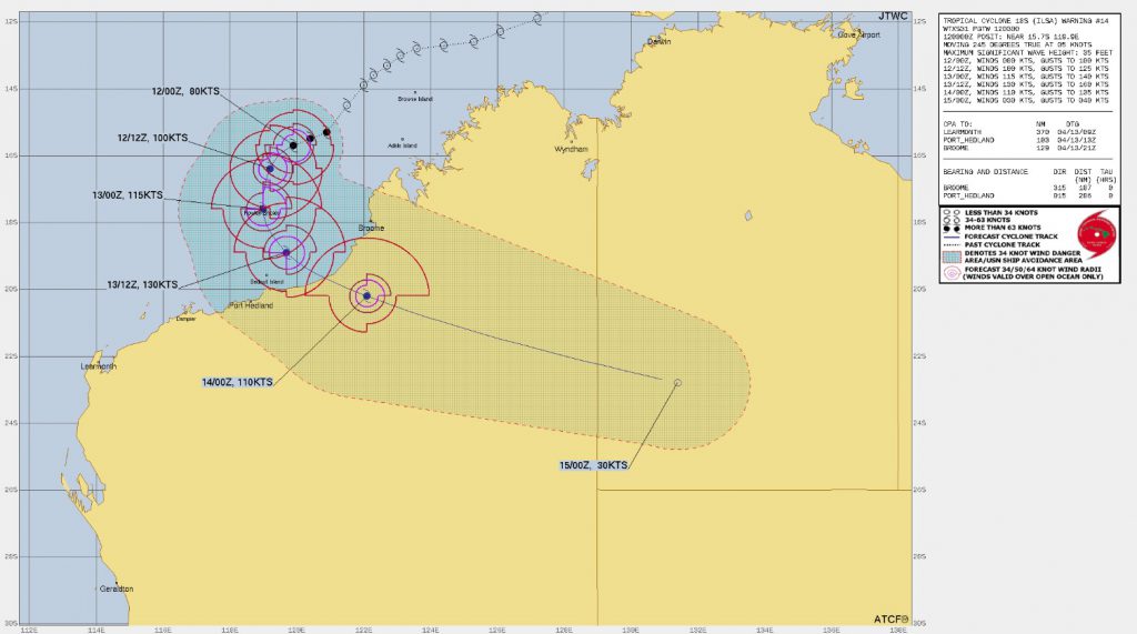 ciclone Ilsa Australia