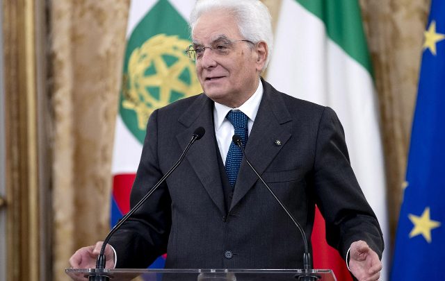 Il Presidente della Repubblica, Sergio Mattarella. Foto ANSA