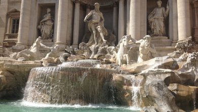 La Fontana di Trevi a Roma