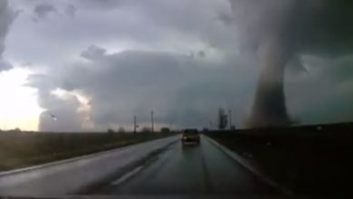 tornado romania video