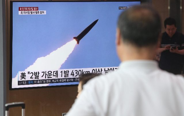 Missili Kim Jong-un - Foto ANSA