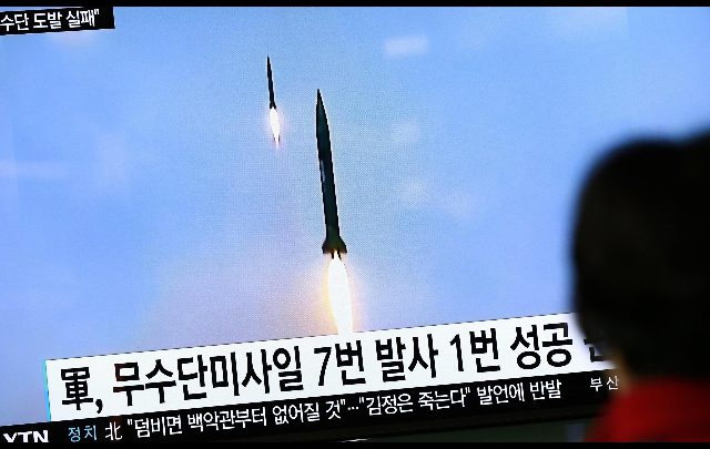Corea del Nord, lancio missili - Foto ANSA