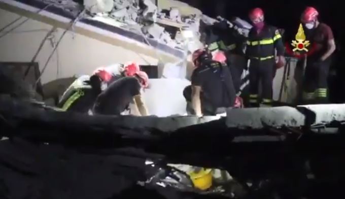 terremoto centro italia vigili del fuoco