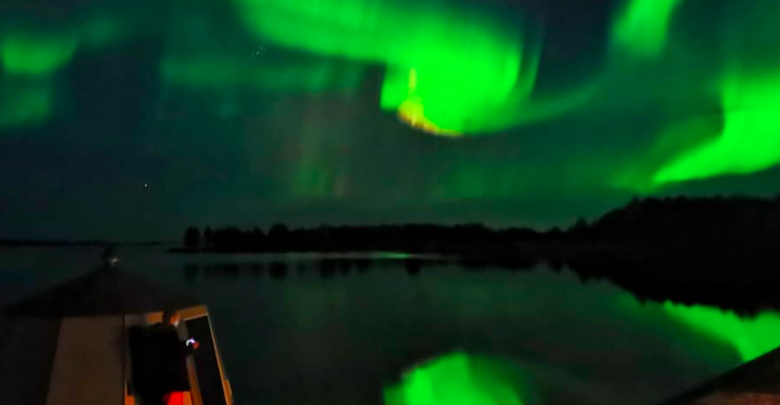 aurora boreale europa video foto