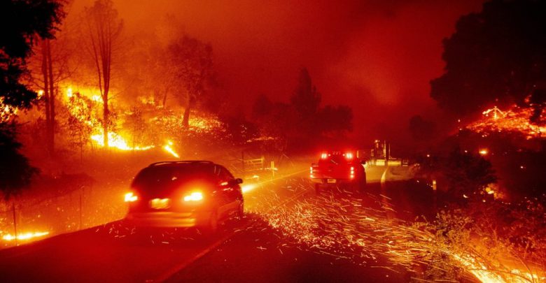 incendi california allarme